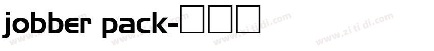 jobber pack字体转换